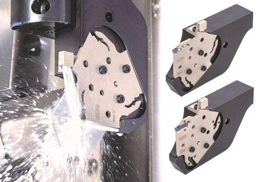 TungFeed-Blade Provides Precision Toolholders for Better Parting and Grooving